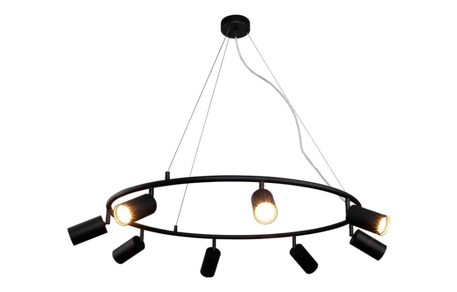 Светильник подвесной Crystal Lux CLT 015C8 D800 BL Crystal Lux 1400/251