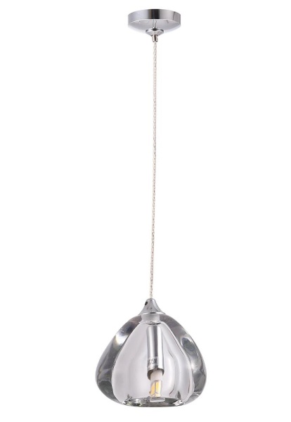 Светильник подвесной Crystal Lux VERANO SP1 TRANSPARENT Crystal Lux 3712/201
