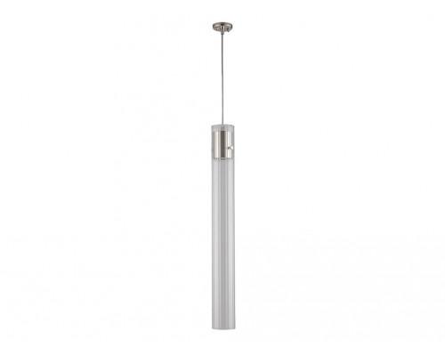 NEWPORT 7270 7271/S nickel , Подвесной светильник, Nickel Clear glass D7*H60/250 cm GU10 1*55W