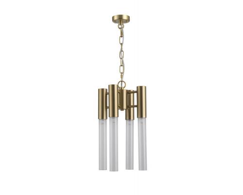 NEWPORT 7270 7274/S brass , Подвесной светильник, Brass Clear glass D20*H40/200 cm G9 4*40W