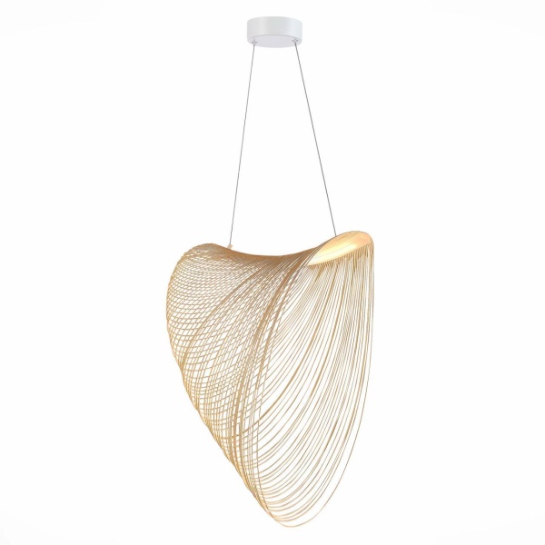 SL6900.503.32 Светильник подвесной ST-Luce Белый/Древесный LED 1*32W 4000K