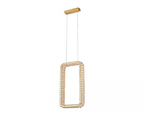 NEWPORT 8230 8231/S gold NEW , Подвесной светильник, Gold NEW Clear crystal L26*7,6*H50/250 cm LED strip 17W 3100K 1700Lm