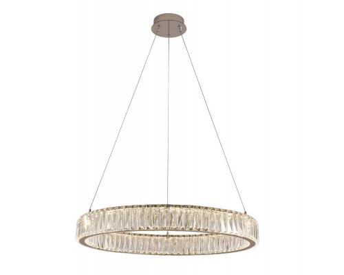 NEWPORT 8240 8240/60 chrome , Подвесной светильник, Chrome Сlear crystal D60*H7,6 см LED 36W 3100K 3960lm