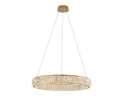 NEWPORT 8240 8240/60 gold  , Подвесной светильник, Gold Сlear crystal D60*H7,6 cm LED 36W 3100K 3960Lm