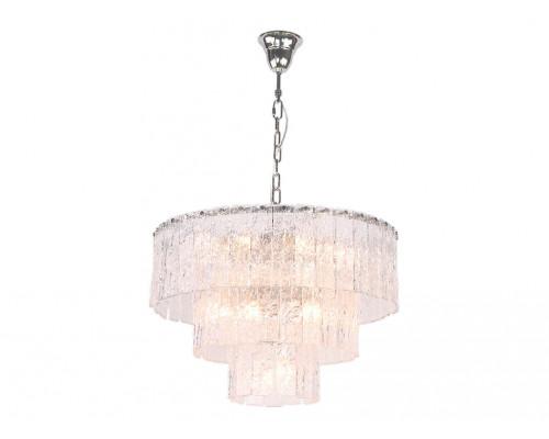 NEWPORT 10820 10826+10/C , Люстра, Nickel Clear crystal D60*H45 cm Е14 16*60W