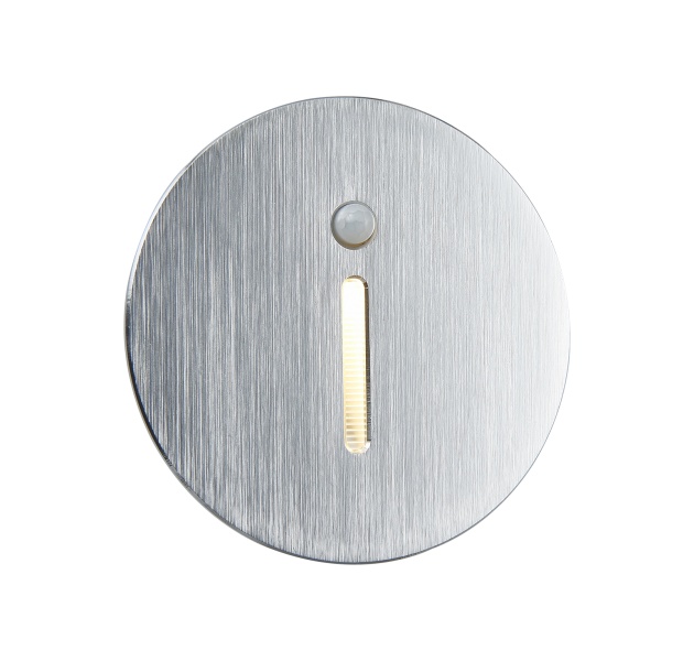 Pisso Wall Light 3W 830 RD Brushed WHT w/sensor