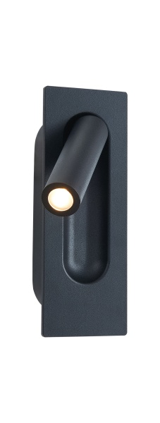 Pisso Wall Spot 3W 830 SQ BLK