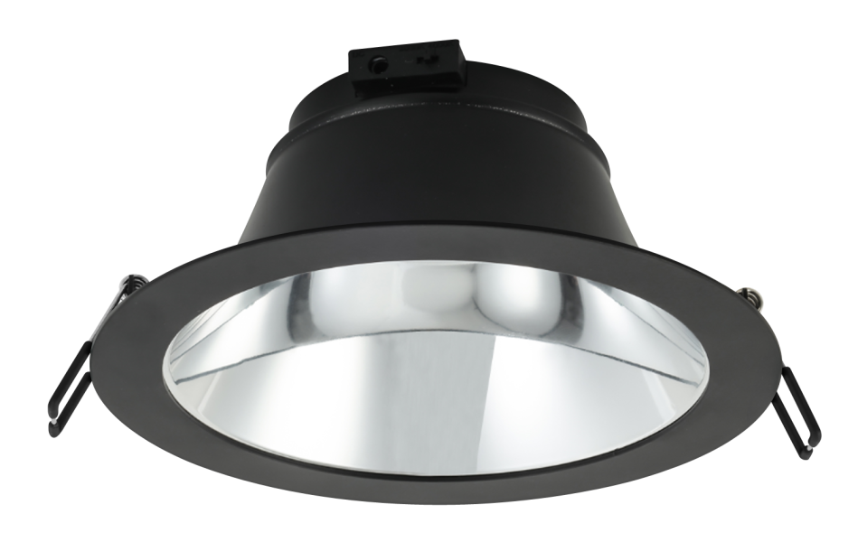 Halo Downlight 12-21W 3CCT UGR19 IP54 BLK+BLK 8in MultiPower