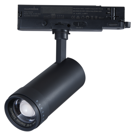 Scene Track 5-10W 3CCT 20-60D BLK