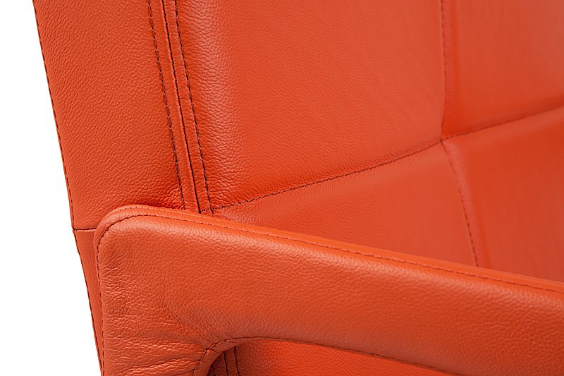 Стул с подлокотниками оранжевый Aster Chair